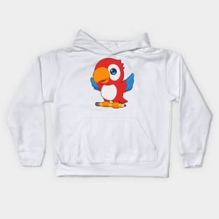 Parrot Pupil Pencil School Kids Hoodie